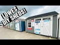 TINY HOME SHEDS UNDER 2K LOWES SUMMER 2023