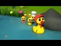 lima bebek kecil anak-anak bebek lagu Lagu Anak Anak Five Little Duck Junior Squad Indonesia