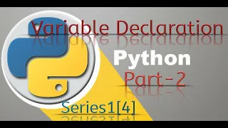 Variable Declaration In Python part 2 Python Tutorial Marvellous Coding