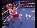 Canelo Alvarez beautifully jabs feints the overhand right then lands the left uppercut
