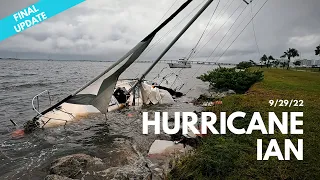 Hurricane Ian on a Sailboat, Final Update from Cadence in Florida  |  ⛵ The Foster Journey