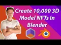 How to generate a 3D Model NFT collection in Blender