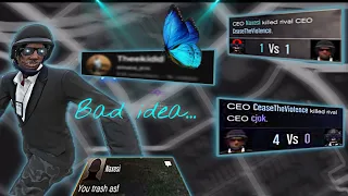 THIS YOUTUBER thekid - 614 AND HIS MINIONS JUMPED ONE OF MY KITL MEMBERS AND IT DIDN T END WELL