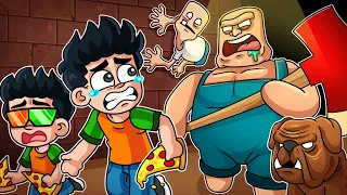 ESCAPA DE LA CASA DE BOB COME PIZZA CON JONDRESITO EN ROBLOX | JONDRES GC
