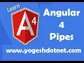 pipes in angular 4 example Part - 1 Lecture 14 Hindi