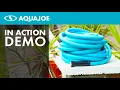 Aqua Joe AJPGH50-PRO HybridFLEX Kink-Free Abrasion-Resistant Polymer Garden Hose - In Action Demo