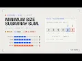 LeetCode 209 Minimum Size Subarray Sum O n Solution in Dart