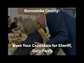 Gary Parris Announces Campaign for Buncombe County Sheriff