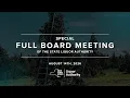 2026 Special Full Board Meeting