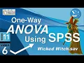 How to do a One-Way ANOVA in SPSS 12-6