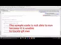 Cant start Git git exe problem fixed