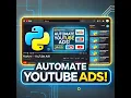 YouTube Automation with Python Selenium Scraping and PyAutoGUI Explained