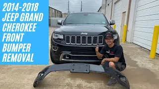 2014 2018 jeep grand cherokee bumper removal step by step diy guide part 1 