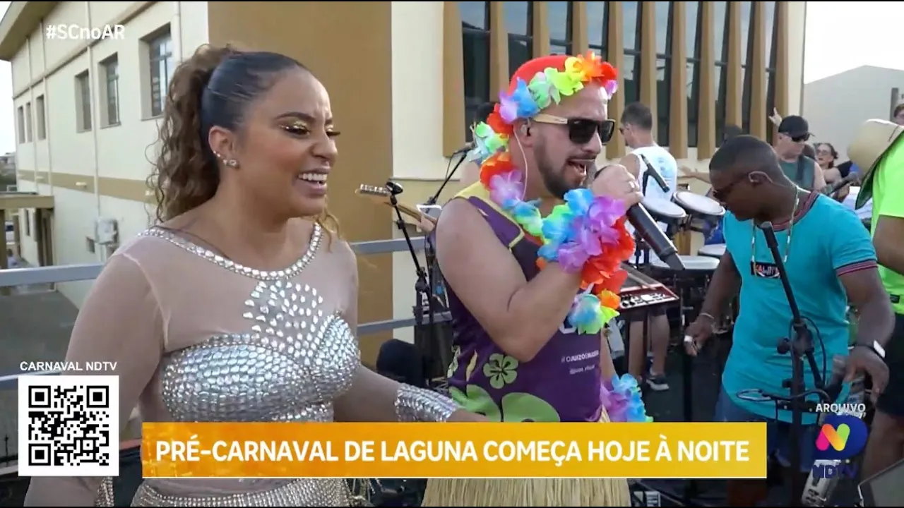 Pré-Carnaval das escolas de samba em Laguna: festa começa nesta quarta-feira