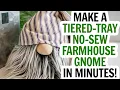 Make a No Sew Farmhouse Gnome - Wild Gnome Pattern
