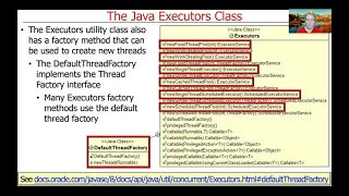The Java Executor Framework The Java Executors Class