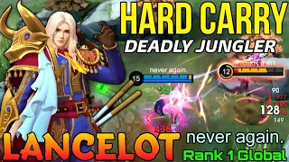 Download Hard Carry Lancelot Deadly Jungler - Top 1 Global Lancelot by never again. - Mobile Legends MP3