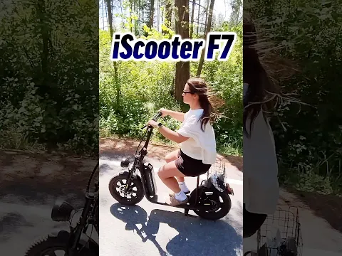 World's most COMFY Electric Scooter - iScooter F7