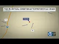 Motorcyclist airlifted to hospital after being critically injured in Plainfield crash