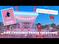 Tips Possible Trash Locations for the Trash Quest Diamond Beach Wave 2 ohsosophieee