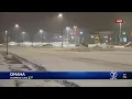 Road conditions near 170th and Burke in Omaha Saturday morning