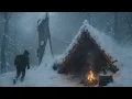 Download Lagu Can I Survive Freezing Forest with Just a Survival Shelter Tarp? -18°C Snowstorm, No Tent, No Bag