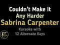 Download Lagu Sabrina Carpenter Couldn’t Make It Any Harder Karaoke Instrumental Lower Higher Male \u0026 Original Key
