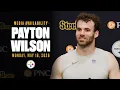 Payton Wilson Media Availability May 18 Pittsburgh Steelers