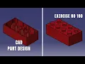 CAD Design Exercise 180 Catia v5 tutorial exercise I Part Design CATIA Design Solidworks