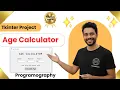 Age Calculator Project Using Python Tkinter