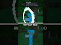Minecraft Mod Without Mod vs Fancy VFX