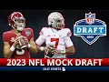 2023 NFL Mock Draft Reacting To Latest 1st Round Projections From ESPN Ft 4 QBs In Top 10