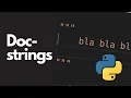 Docstrings In Python