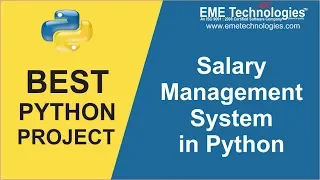 How to Make a Salary Management System in Python CGI Project Download With Source Code