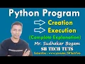 How to Write and Execute Python Program Python Interactive Batch Mode Python Programming