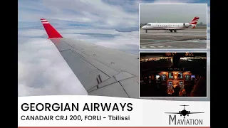 FLIGHT REPORT Georgian Airways Canadair CRJ 200 Forli FRL - Tbilissi TBS