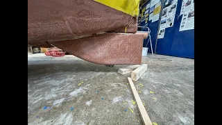 Ankor and rudder work.