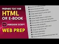 InDesign Script Web Prep