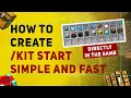AmazingKit Plugin For Creating Kits In Minecraft How to Make kit start