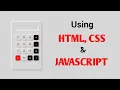 How to Create Calculator Using Html Javascript Nizami Coding