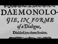 DAEMONOLOGIE BY KING JAMES VI and I - 1597 in Modern English BOOK