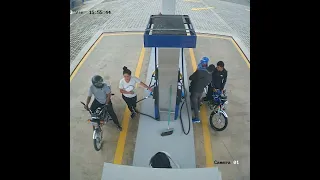 سرقة محطة الوقود 