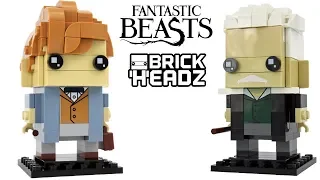 LEGO Brickheadz Newt Scamander &amp; Gellert Grindelwald Review!