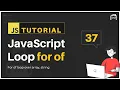 JavaScript Bangla Tutorial for of loop