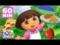 Download Lagu Dora's Yummy Food Marathon! #2 🧁 1 Hour of Dora the Explorer | Dora \u0026 Friends