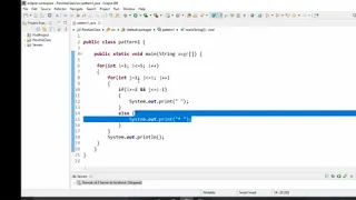 Pattern program in Java how print x pattern