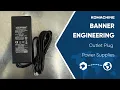 BANNER ENGINEERING Outlet Plug Power Supplies PSD-24-4 INV-07899