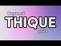 Beyoncé - THIQUE (Lyrics)