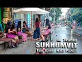Download Lagu 4K Bangkok walk Soft Rain evening Sukhumvit Road NanaPlaza Thailand Travel