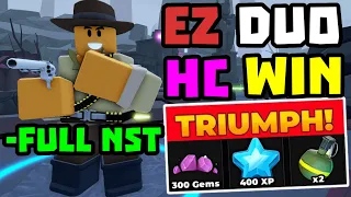 DUO Hardcore Triumph with No Special Towers Full Guide TDS Tower Defense Simulator